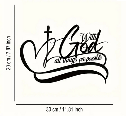 Faith Meets Classic Metal Art