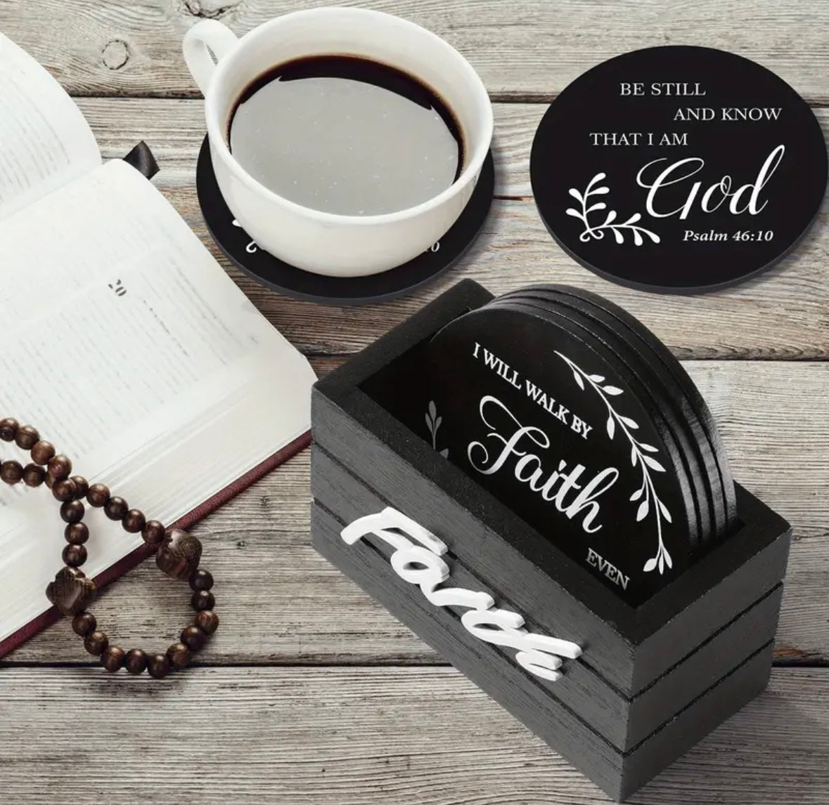 Rustic Faith Coasters