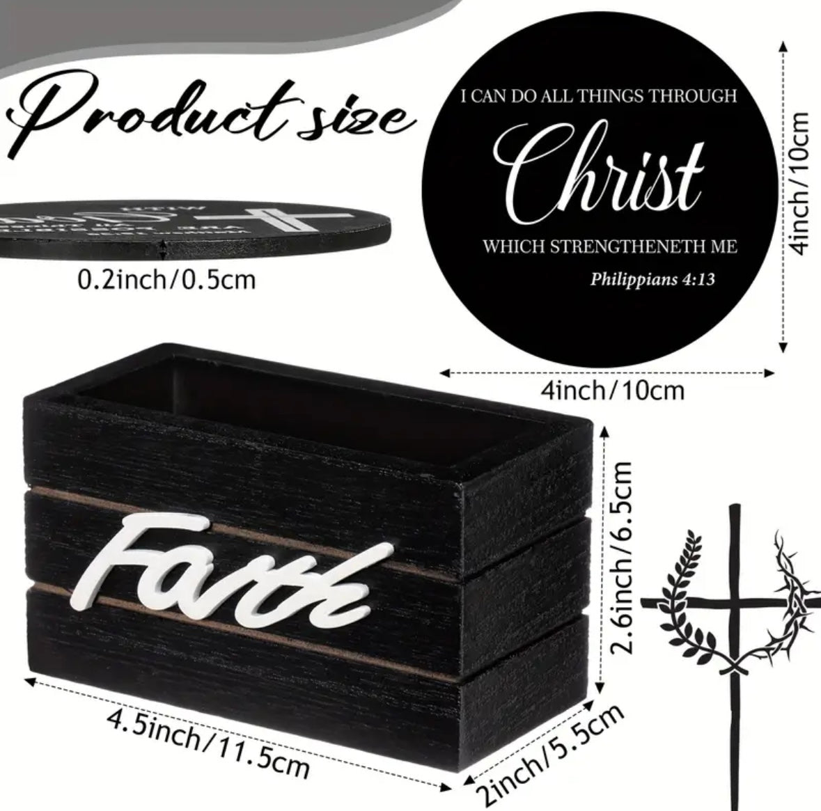 Rustic Faith Coasters