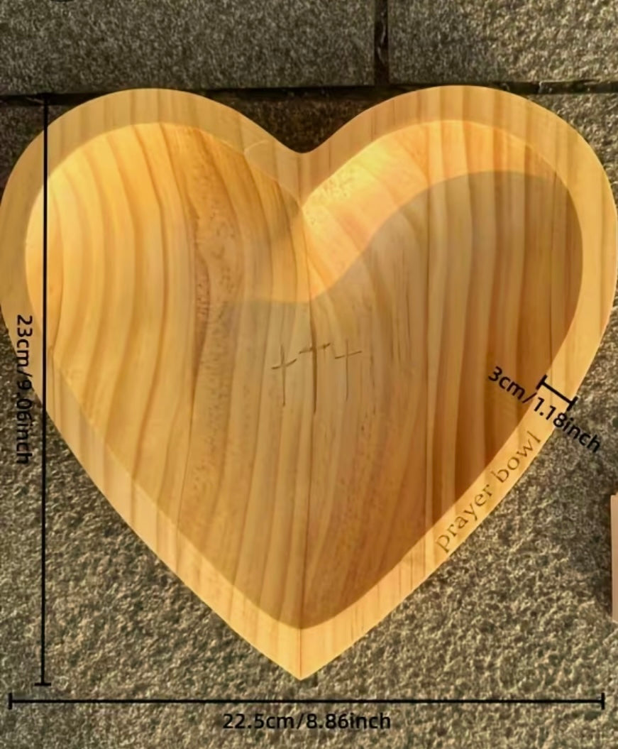 Rustic Heart, Timeless Prayer bowl