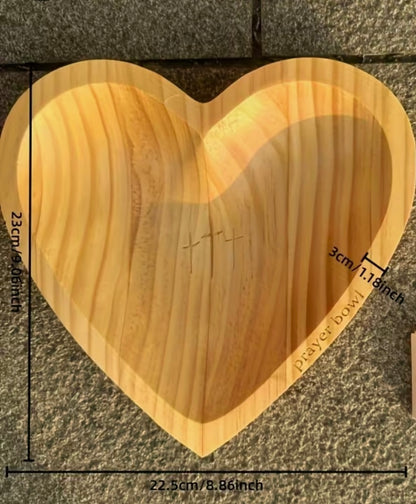 Rustic Heart, Timeless Prayer bowl